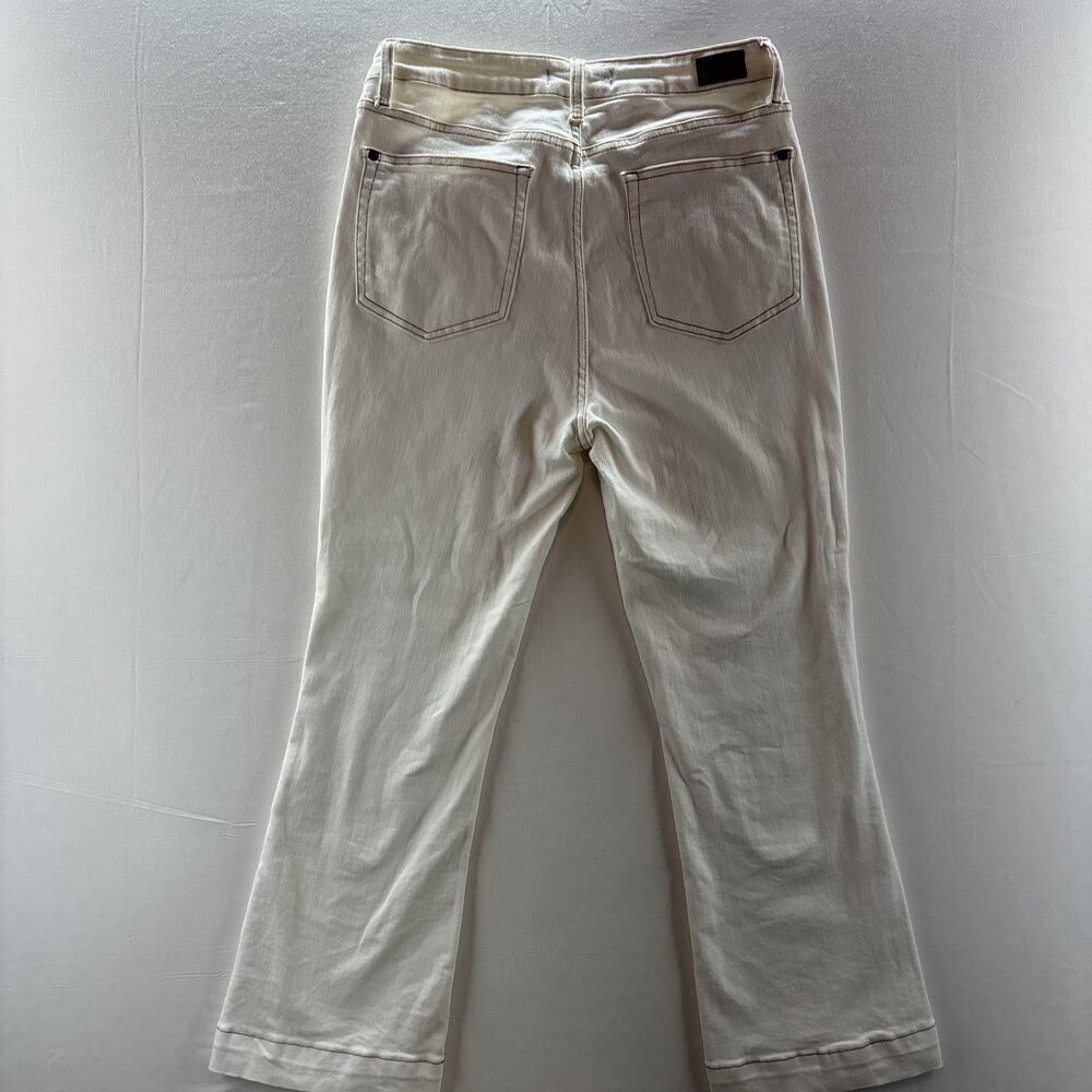 Judy Blue Jeans 11/30 Jb88657 High Rise Cropped Bootcut Kick boot Y2K White - Picture 8 of 10